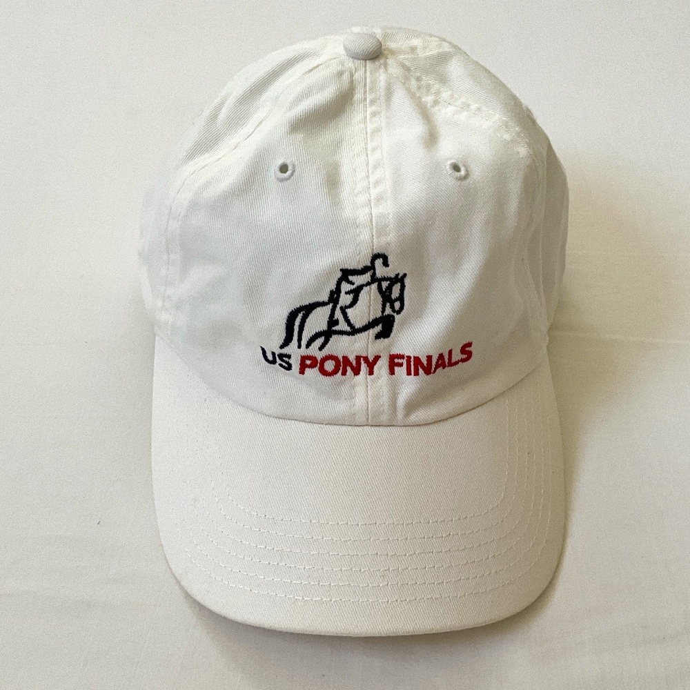 PONY FINALS Baseball Cap Hat White